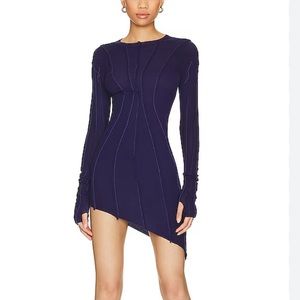 SAMI MIRO LONG SLEEVE MINI NAVY